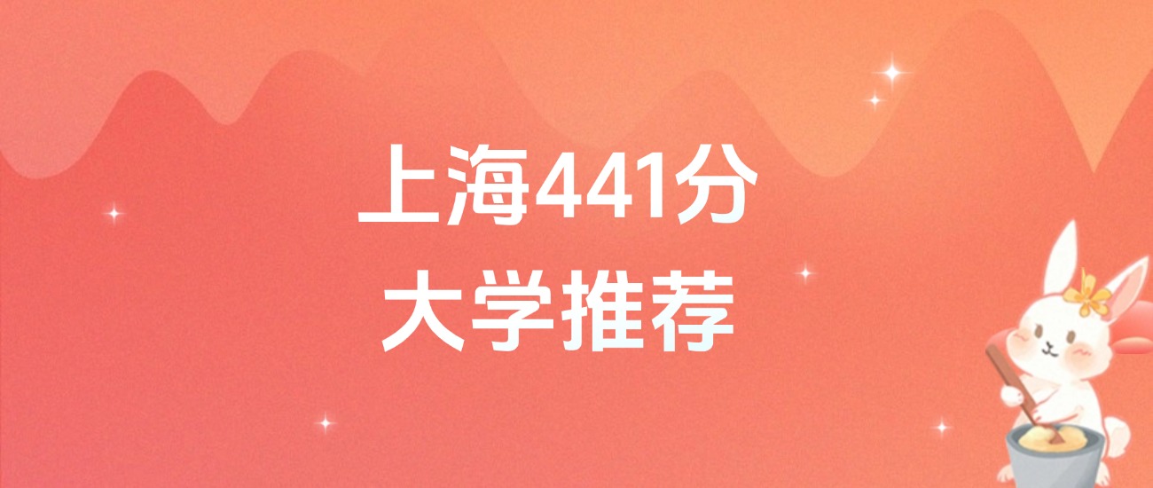 上海441分的公办二本大学排名（2026年高考参考）